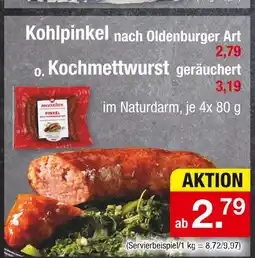 Zimmermann Meemken kohlpinkel nach oldenburger art oder kochmettwurst geräuchert Angebot