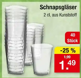 Zimmermann Schnapsgläser Angebot