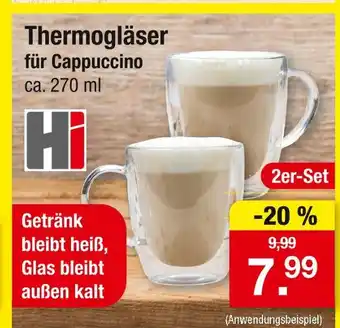 Zimmermann Hi thermogläser für cappuccino Angebot