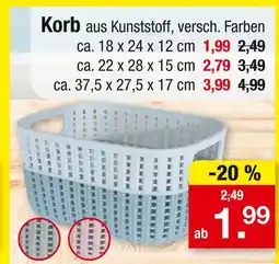 Zimmermann Korb Angebot