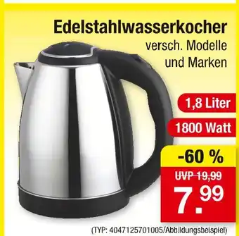 Zimmermann Edelstahlwasserkocher Angebot