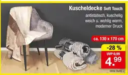 Zimmermann Kuscheldecke soft touch Angebot