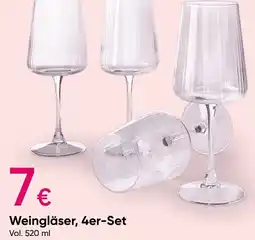 PEPCO Weingläser, 4er-Set Angebot