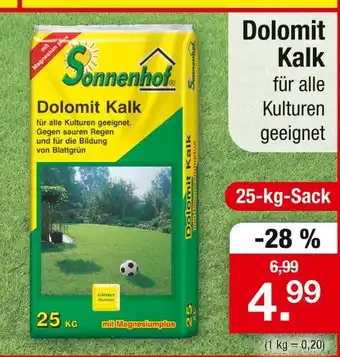 Zimmermann Sonnenhof dolomit kalk Angebot