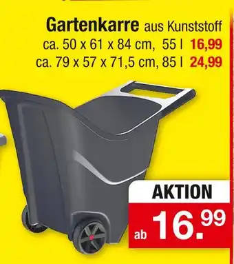 Zimmermann Gartenkarre aus kunststoff Angebot