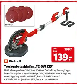 Hagebau Einhell trockenbauschleifer tc-dw 225 Angebot