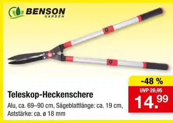 Zimmermann Benson garden teleskop-heckenschere Angebot