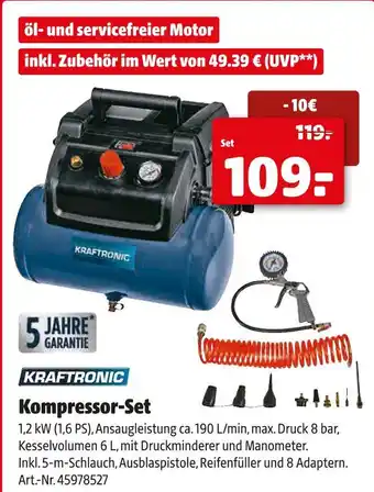 Hagebau Kraftronic kompressor-set Angebot