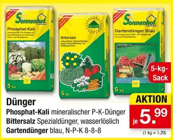 Zimmermann Sonnenhof phosphat-kali oder bittersalz oder gartendünger blau Angebot