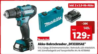 Hagebau Makita akku-bohrschrauber „df333dsae“ Angebot