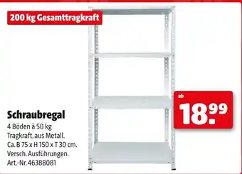 Hagebau Schraubregal Angebot