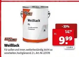 Hagebau Go/on! weißlack Angebot