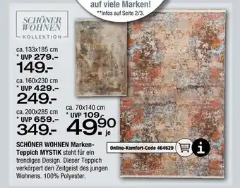 Ostermann Schöner wohnen marken-teppich mystik Angebot