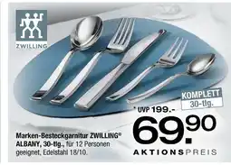 Ostermann Zwilling marken-besteckgarnitur albany Angebot