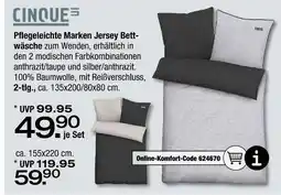 Ostermann Cinque jersey bettwäsche Angebot