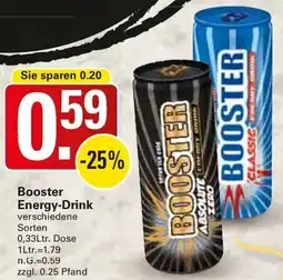 WEZ Booster Energy-Drink Angebot