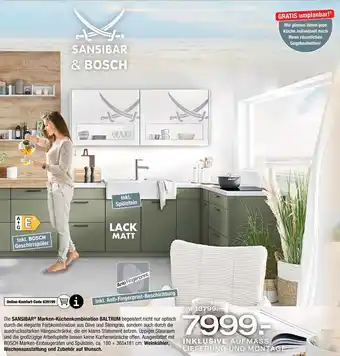 Ostermann Sansibar & bosch die marken-küchenkombination baltrum Angebot