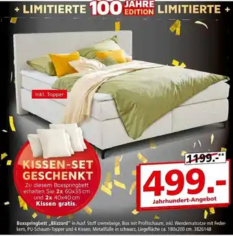 Segmüller Boxspringbett „blizzard“ Angebot