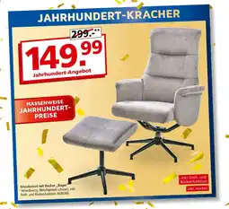 Segmüller Einzelsessel mit hocker roger Angebot