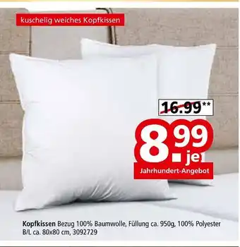 Segmüller Kopfkissen Angebot