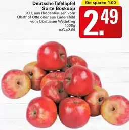 WEZ Deutsche Tafeläpfel Sorte Boskoop Angebot