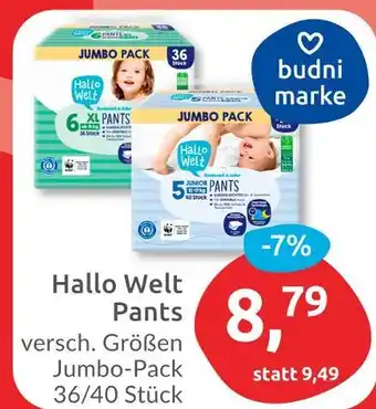 Budni Budni marke hallo welt pants Angebot