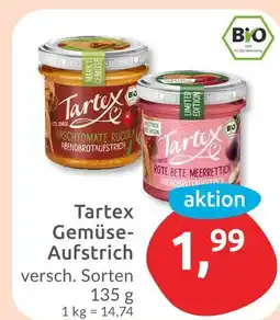 Budni Tartex, bio gemüse-aufstrich Angebot