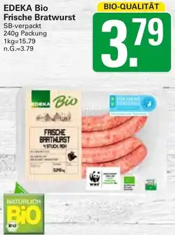 WEZ EDEKA Bio Frische Bratwurst Angebot