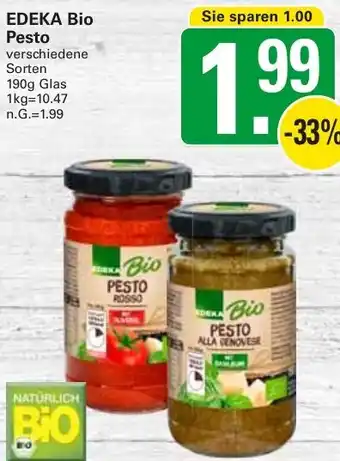 WEZ EDEKA Bio Pesto Angebot