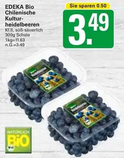 WEZ EDEKA Bio Chilenische Kulturheidelbeeren Angebot