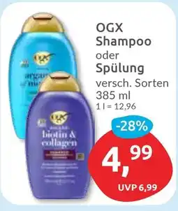 Budni OGX Shampoo oder Spülung Angebot