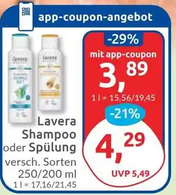 Budni Lavera Shampoo oder Spülung Angebot