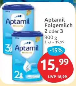 Budni Aptamil Folgemilch 2 oder 3 Angebot