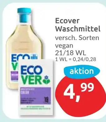 Budni Ecover Waschmittel Angebot