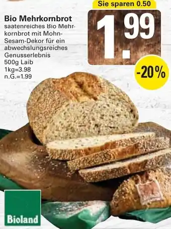 WEZ Bio Mehrkornbrot Angebot