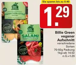 WEZ Billie Green veganer Aufschnitt Angebot