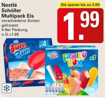 WEZ Nestlé Schöller Multipack Eis Angebot