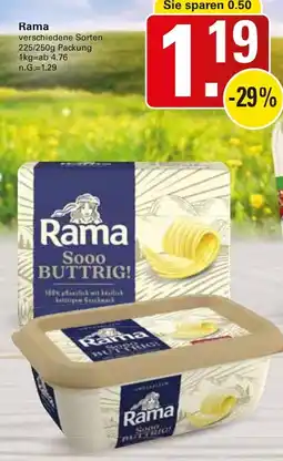 WEZ Rama Angebot