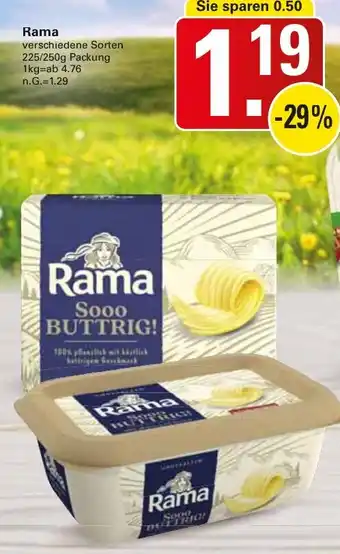 WEZ Rama Angebot