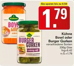 WEZ Kühne Bowl oder Burger Gurken Angebot