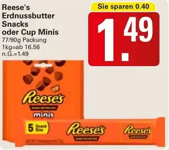 WEZ Reese's Erdnussbutter Snacks oder Cup Minis Angebot