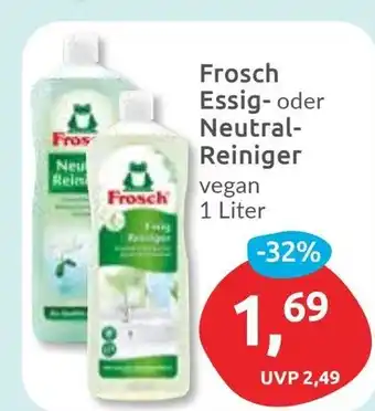 Budni Frosch Essig- oder Neutral- Reiniger Angebot