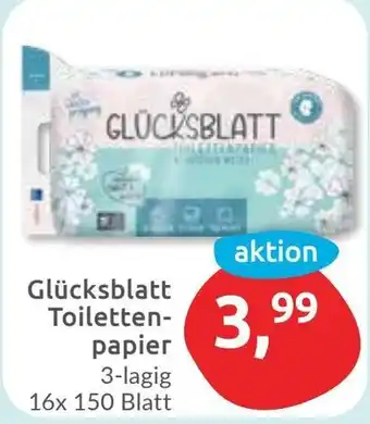 Budni Glücksblatt Toilettenpapier Angebot