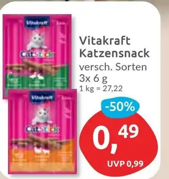 Budni Vitakraft Katzensnack Angebot