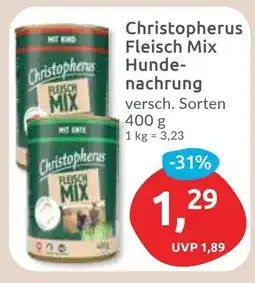 Budni Christopherus Fleisch Mix Hundenachrung Angebot