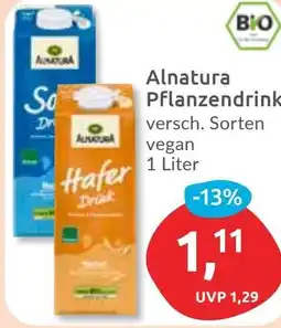 Budni Alnatura Pflanzendrink Angebot