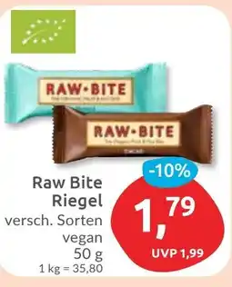 Budni Raw Bite Riegel Angebot