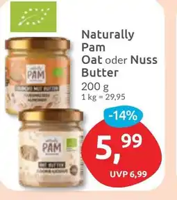 Budni Naturally Pam Oat oder Nuss Butter Angebot