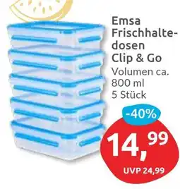 Budni Emsa Frischhaltedosen Clip & Go Angebot