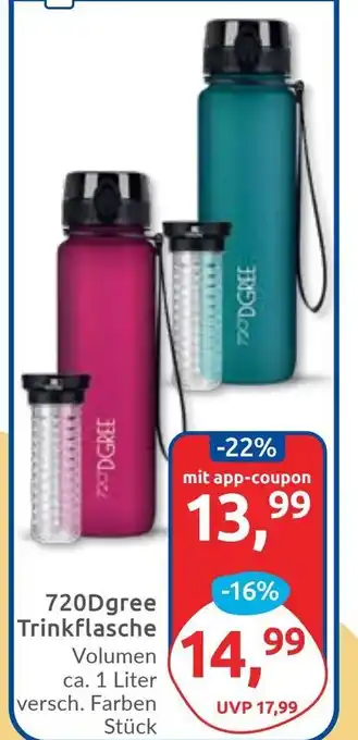 Budni 720Dgree Trinkflasche Angebot